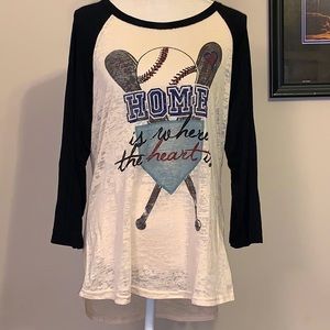 Southern Grace Two tone tee